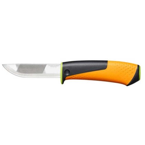 Fiskars Hardware kés épületgépészeti munkákhoz, tokba épített élezovel (1023619)