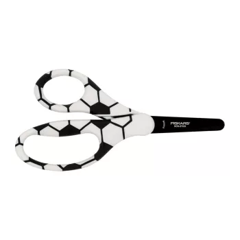 Fiskars gyerekolló focilabda motívummal, 13 cm (1023913)
