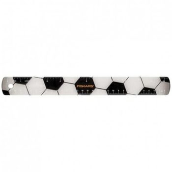   Fiskars gyerekvonalzó focilabda motívummal, 30 cm (1023919)