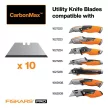 Fiskars Pótpengék CarbonMax pengekéshez, 10 darabos (1027230)