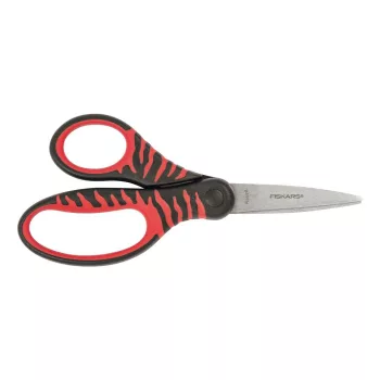   Fiskars gyermekolló, 15 cm, fekete és piros, Softgrip (1027423)
