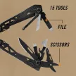 Fiskars Suspension NXT kombinált szerszám, fekete, dobozban (1055358)