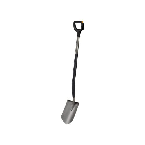 Fiskars Comfort hegyes ásó, szürke