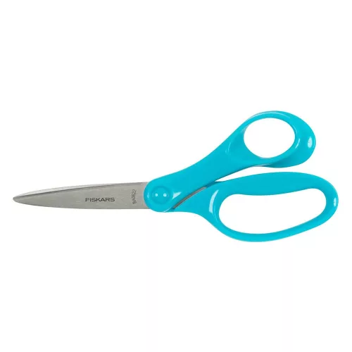 Fiskars iskolai olló, 18cm, türkizkék