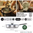 Fiskars Functional Form párolóserpenyő fedővel, 26 cm, kerámia bevonattal