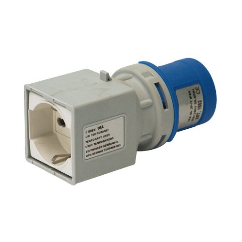 Brennenstuhl Lakókocsi adapter CEE 3 pólusú 16A/230V IP20 CEE aljzat, IT csatlakozó univerzális