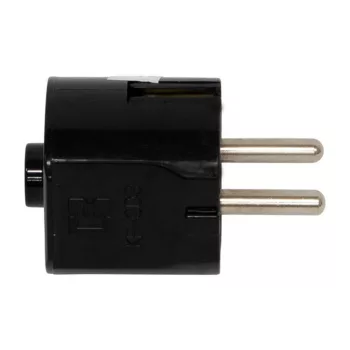   Brennenstuhl földelő érintkezős dugó 230V16A fekete IP20