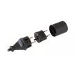 Brennenstuhl adapter Fix fekete, DE a CH 230V 2 pólus T11-es