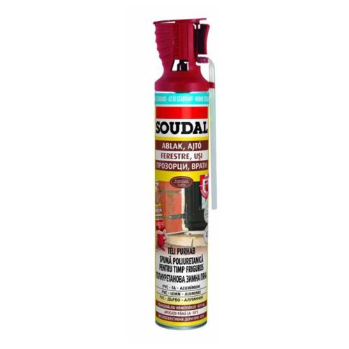 Soudal téli purhab Genius Gun fejjel -10 C°-ig 750ml