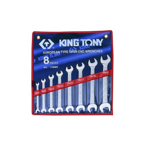 King Tony villáskulcs készlet 6-22mm 8 részes (1108MR)