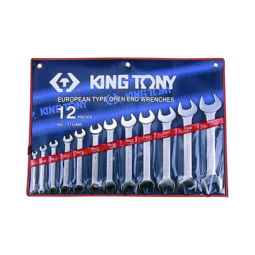 King Tony villáskulcs készlet 1/4"-1-1/4" 12 részes (1112SR)