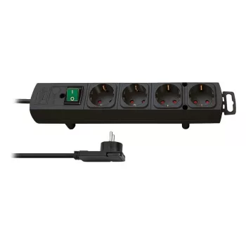 Brennenstuhl Comfort-Line Plus elosztó, fekete, 2m