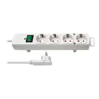   Brennenstuhl Comfort-Line Plus elosztó, 4 dugalj, fehér, 2m