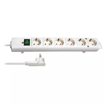 Brennenstuhl Comfort-Line Plus elosztó 6 dugalj, fehér, 2m
