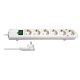 Brennenstuhl Comfort-Line Plus elosztó 6 dugalj, fehér, 2m
