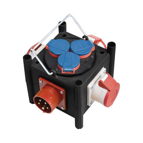 Brennenstuhl kompakt CEE áramelosztó MINI (3xCEE400V/16A + 3x230V) betápláló dugóval, IP44