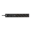 Brennenstuhl 5-szeres Power Delivery elosztó 5 dugalj, 2 USB és 1 C csat., fekete/szürke, 1,5m