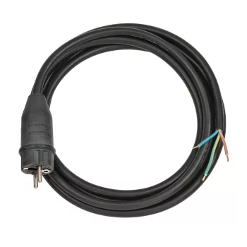   Brennenstuhl csatlakozókábel, földelőérintkezővel, fekete, 3m