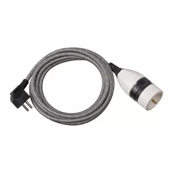   Brennenstuhl hosszabbítókábel forgókapcsolóval és textilbevonattal H05VV-F 3G1,5, 3m