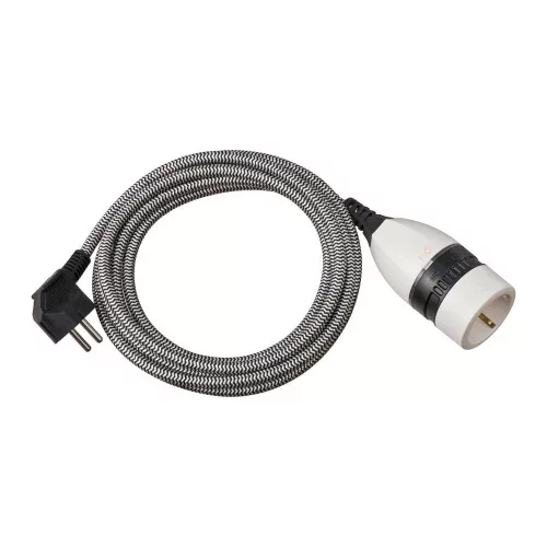 Brennenstuhl hosszabbítókábel forgókapcsolóval és textilbevonattal H05VV-F 3G1,5, 3m