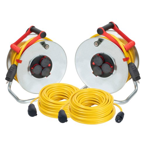 Brennenstuhl Power-Set B acál Plus IP 44 semleges kábel dob 2x25m + hosszabbítás 2x25m 3G1,5
