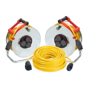   Brennenstuhl Power Set A acál Plus IP44 semleges kábel dob 2x33m + hosszabbítás 1x33m 3G2.5