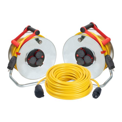 Brennenstuhl Power Set A acál Plus IP44 semleges kábel dob 2x33m + hosszabbítás 1x33m 3G2.5