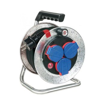   BAT SK fémházas kábeldob fekete kábellel IP44 3x1,5mm 25m