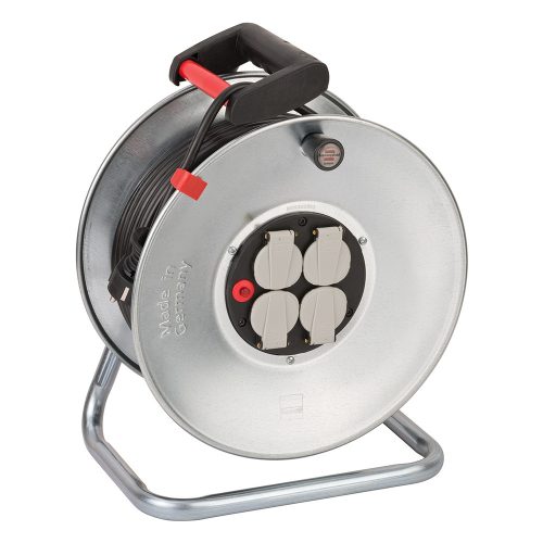 Brennenstuhl Garant SK kábeldob 290, 4x védő érintkező aljzat 230V/16A, 33m H07RN-F 3G2.5 fekete,