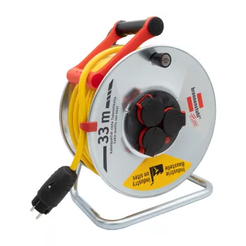   Brennenstuhl Garant SK kábeldob 290, 3x védő érintkező aljzat 230V/16A, 33m AT-N07V3V3-F 3G2.5