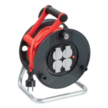   Brennenstuhl Garant ST 290 kábeldob, 4x védő érintkező aljzat 230V/16A, 50m H05VV-F 3G1.5 piros