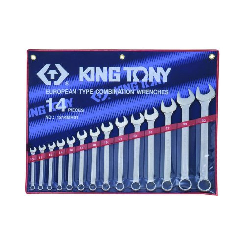 King Tony csillag-villáskulcs készlet 10-32mm 14 részes (1214MR)