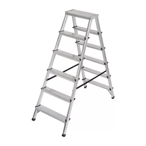 Brennenstuhl dupla létrafokos alumíniumlétra 2x6, 1,25m