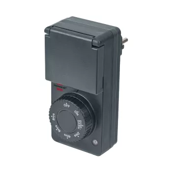   Brennenstuhl időkapcsoló óra szürkület-érzékelővel antracit IP44