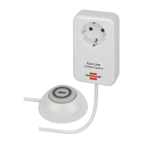 Brennenstuhl Eco-Line Comfort Switch Adapter külső lábkapcsolóval