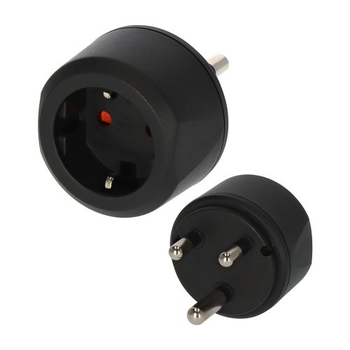 Brennenstuhl Utazó adapter védő érintkezős => Délafrikai Köztársaság, India