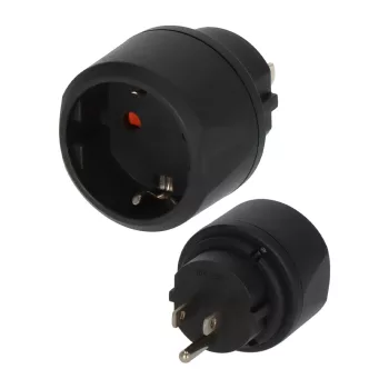 Brennenstuhl Utazó adapter védő érintkezős => USA