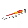 Bosch VDE Csavarhúzó PZ 3 x 125mm (Regisztrációval akár extra értékes ajándék is elérhető!)
