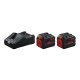 Bosch akkumulátor és töltő szett 1 V 2x12 Ah + GAL18V160