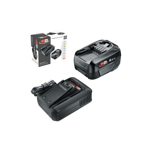 Bosch PBA akku és töltő szett 18V 1x6,0Ah, AL 18V-44 töltő