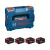 Bosch EXPERT 4x EXBA18V-55 akkumulátor 5,5 Ah 4 db szett L-Boxx - ban