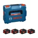 Bosch EXPERT 4x EXBA18V-55 akkumulátor 5,5 Ah 4 db szett L-Boxx - ban (Regisztrációval akár extra értékes ajándék is elérhető!)