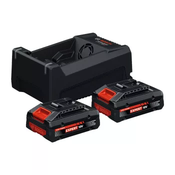   Bosch Akku szett (2x EXBA 18V-40, GAL 12V/18V-80) kartondobozban