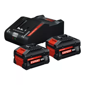   Bosch Akku szett (2x EXBA 18V-80, EXAL 18V-160) kartondobozban