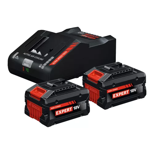 Bosch Akku szett (2x EXBA 18V-80, EXAL 18V-160) kartondobozban