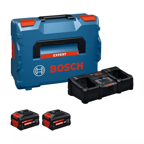 Bosch Akku szett (2x EXBA 18V-80, EXAL 18V2-320) L-Boxx-ban (Regisztrációval akár extra értékes ajándék is elérhető!)