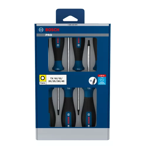 Bosch PRO Csavarhúzó készlet TX, 6 részes