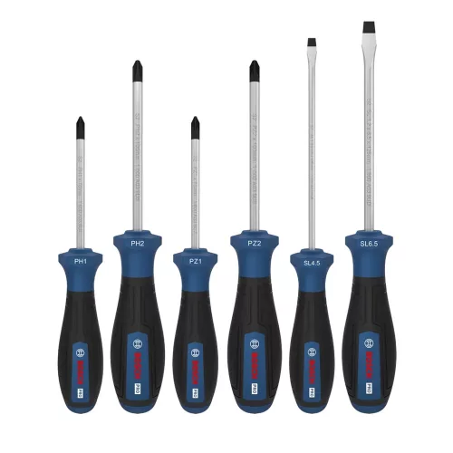 Bosch PRO Csavarhúzó készlet PH/PZ/SL, 6 részes