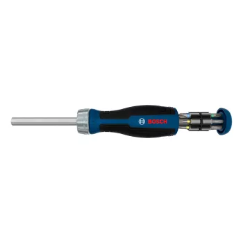 Bosch Line Racsnis csavarhúzó bittárral, 12db-os bit