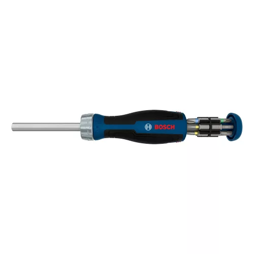 Bosch Line Racsnis csavarhúzó bittárral, 12db-os bit